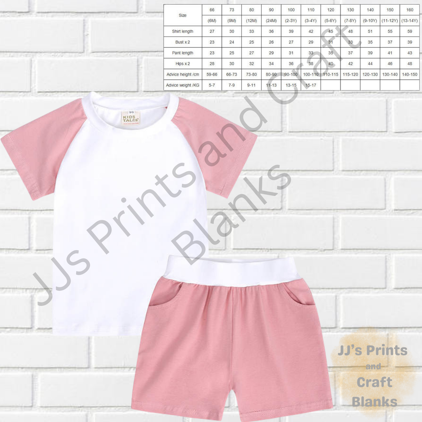 Summer shorts and t-shirt set