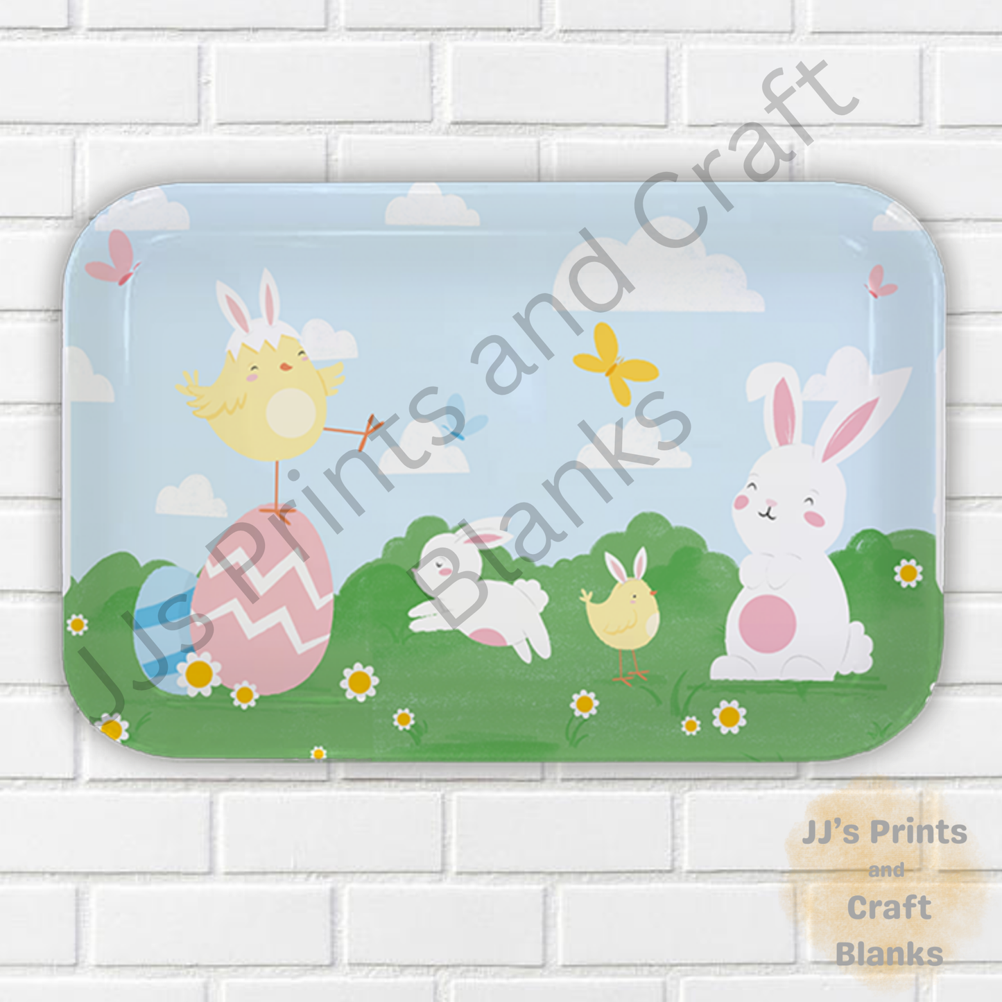 Easter Plastic Serving Tray