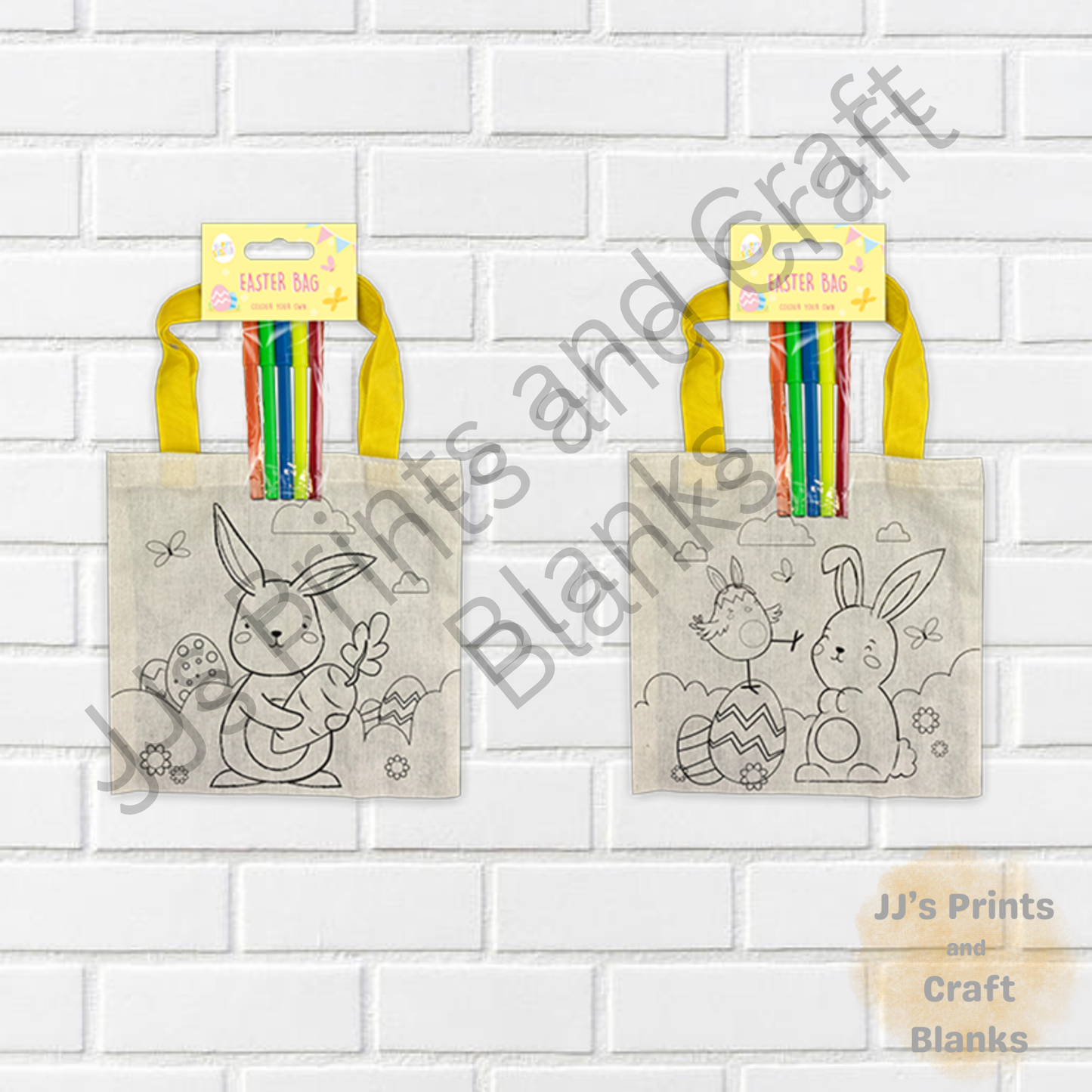 Colour Your Own Easter Bag