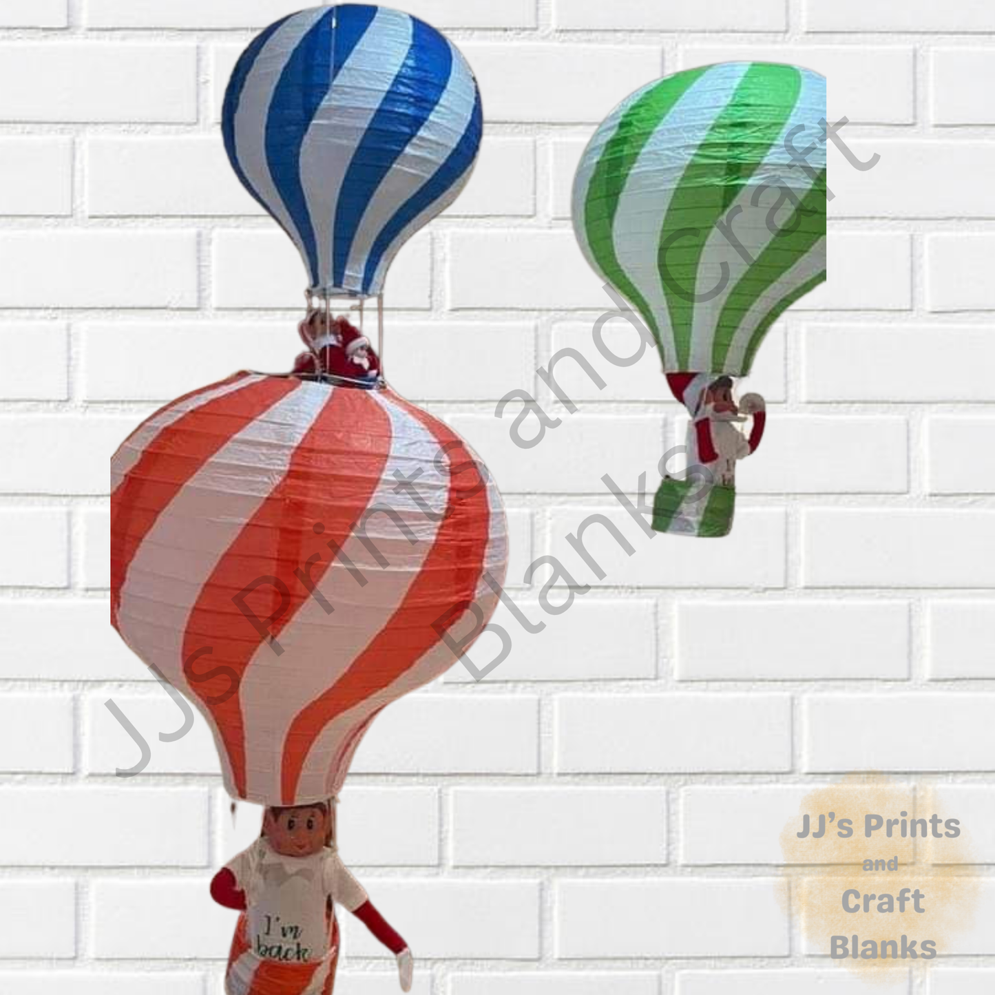 Elf on a shelf arrival balloons