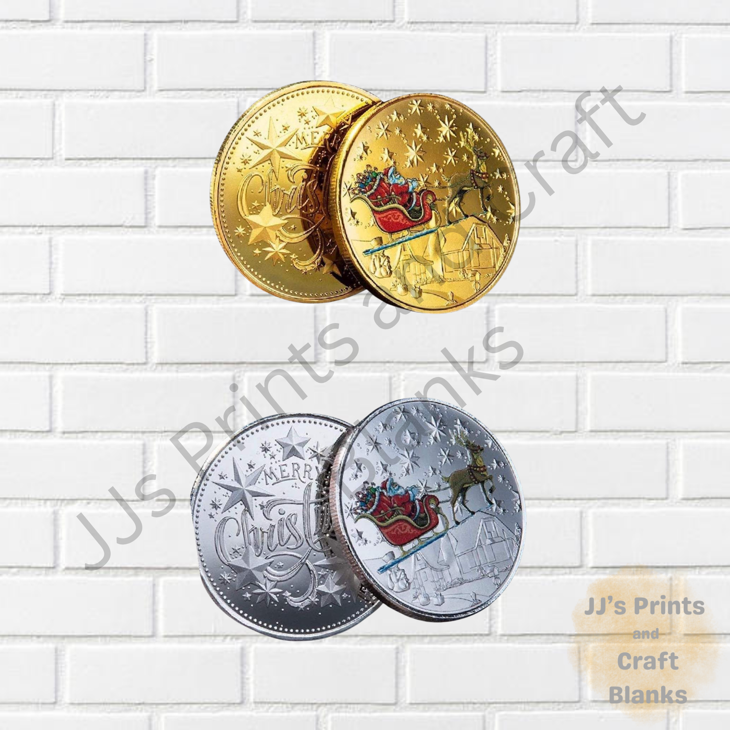 Christmas wish coin
