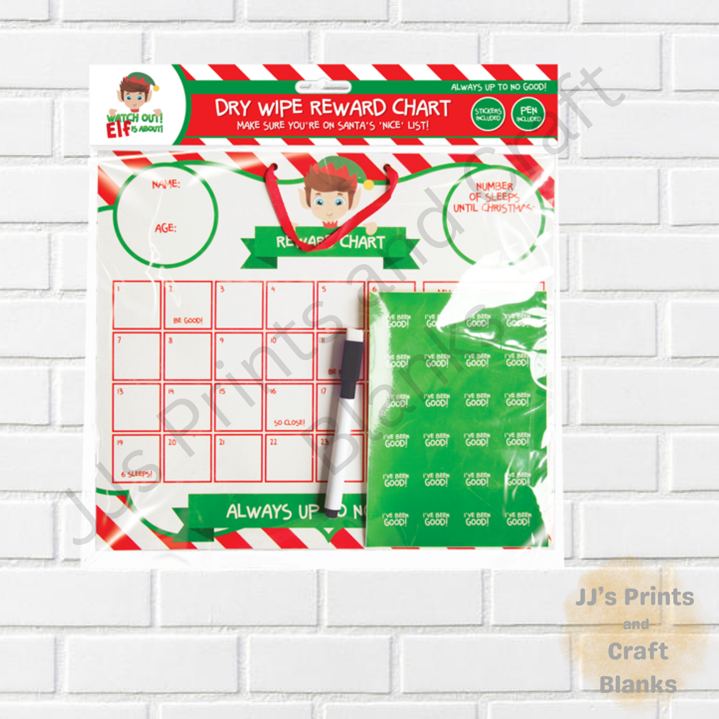 Elf Reward Chart