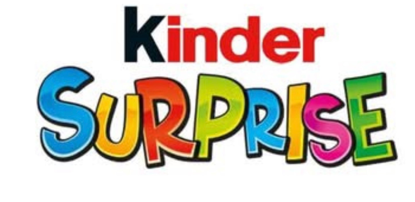 Kinder surprise decal sticker