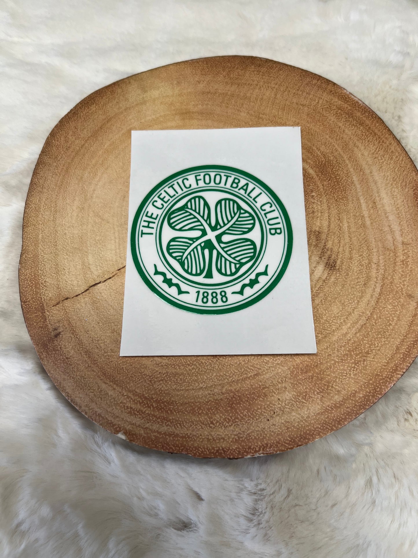 Celtic UV-DTF sticker transfer