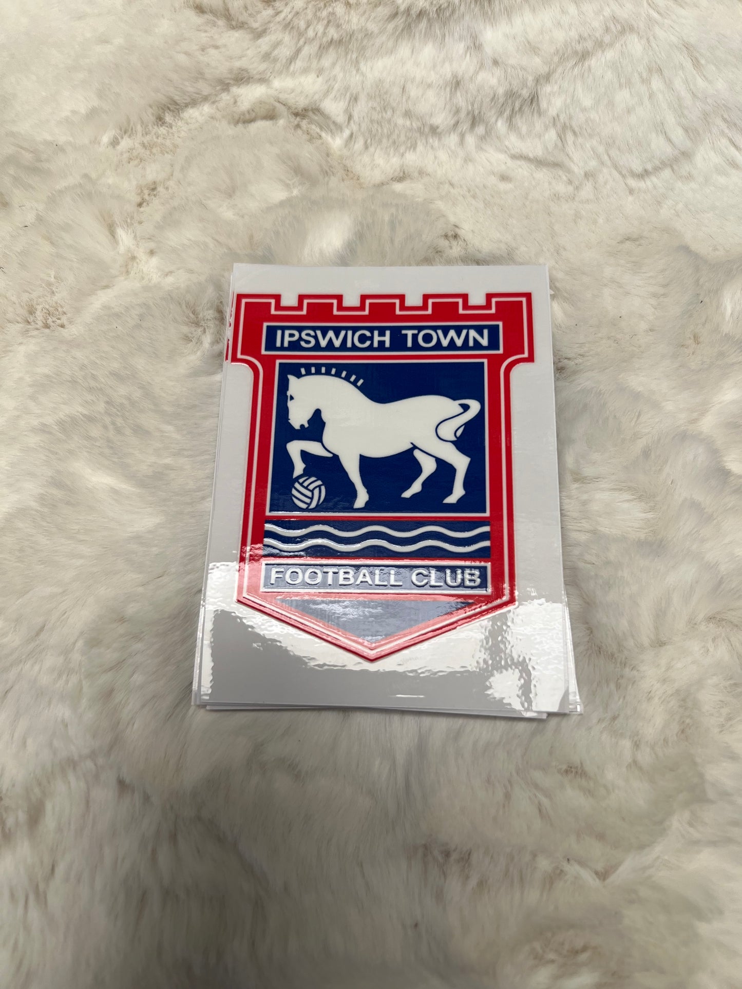 Ipswich town uv-dtf transfer sticker