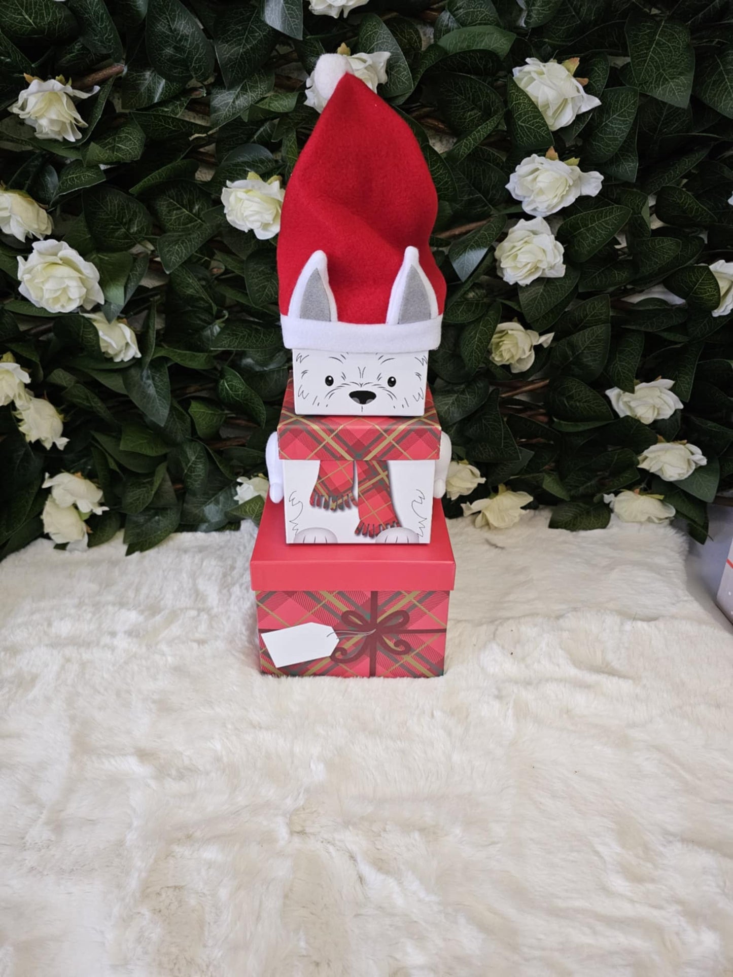 50cm CHRISTMAS 3PC PLUSH STACKING BOXES 10 styles