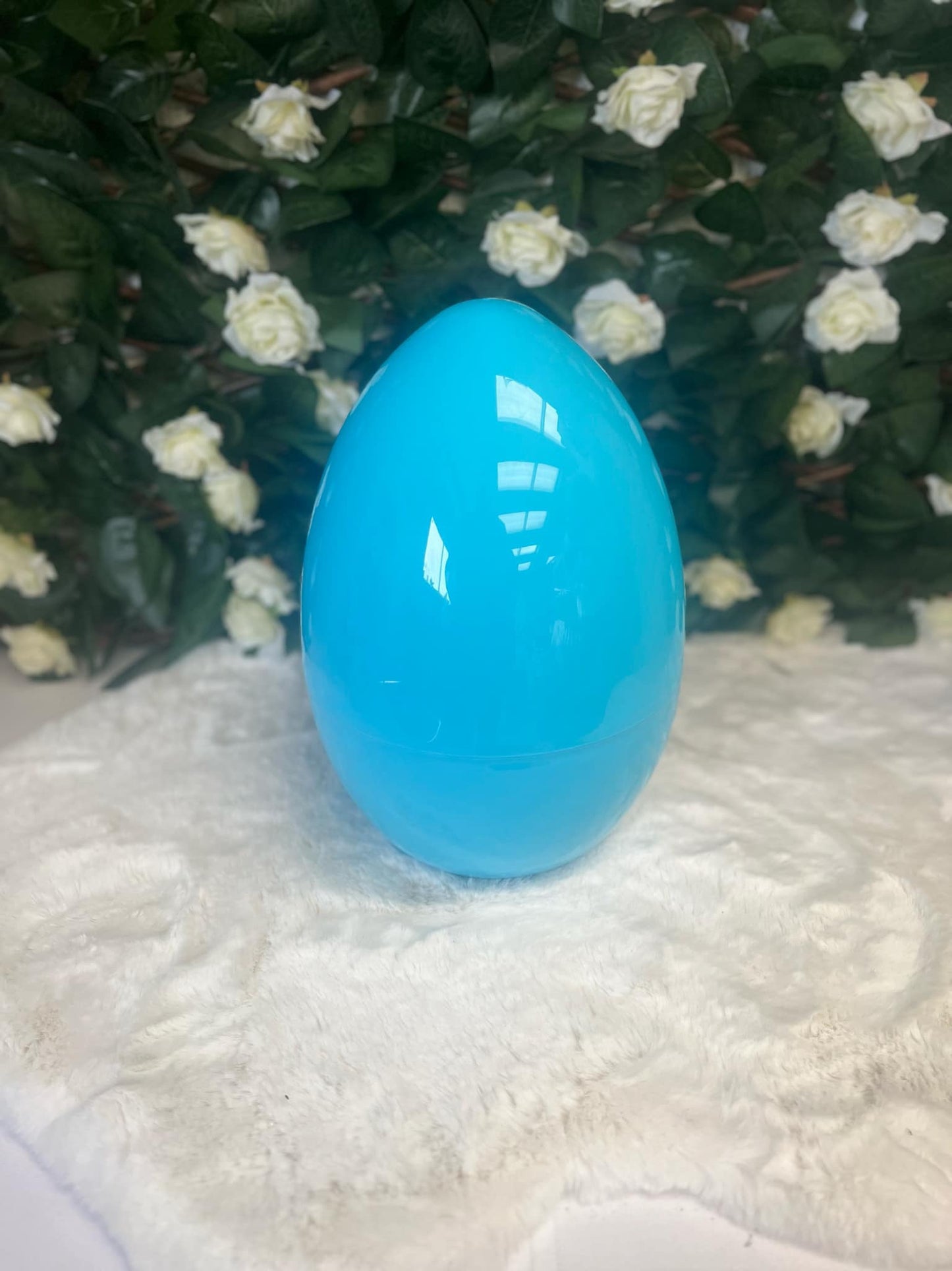 Blue JUMBO 14inch fillable Easter egg ( please read description )