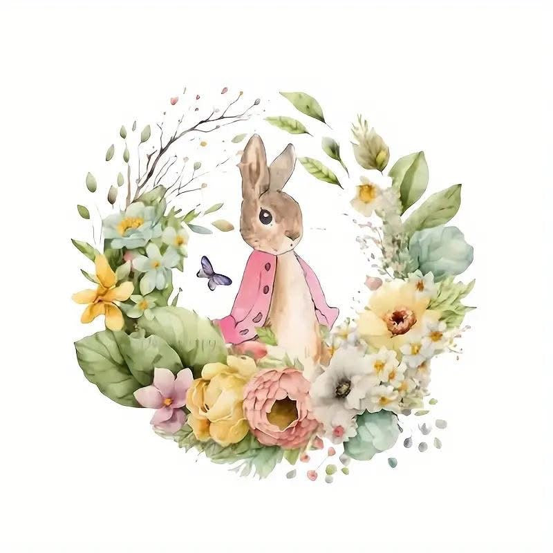 DTF transfer Rabbit no 1