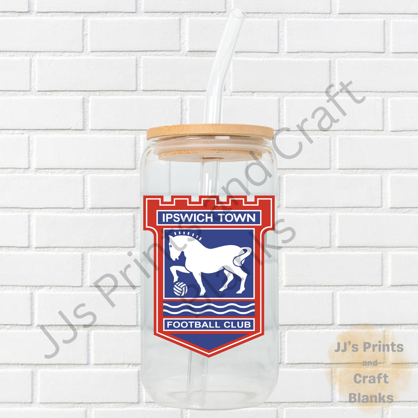 Ipswich town uv-dtf transfer sticker