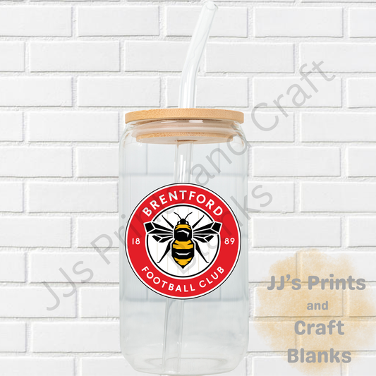 Brentford fc uv-DTF sticker transfer