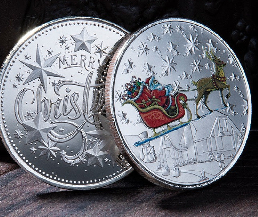 Christmas wish coin