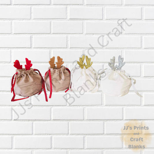CHRISTMAS ANTLERS EAR BAGS