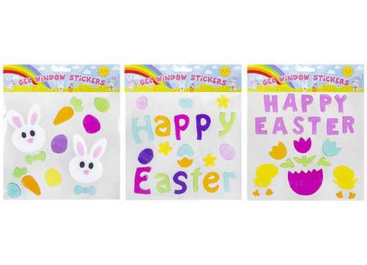 Easter Gel Window Stickers 20cm X 20cm