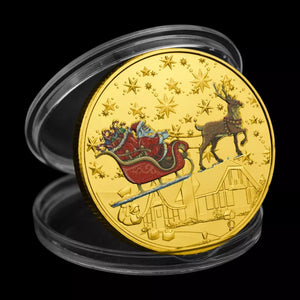 Christmas wish coin