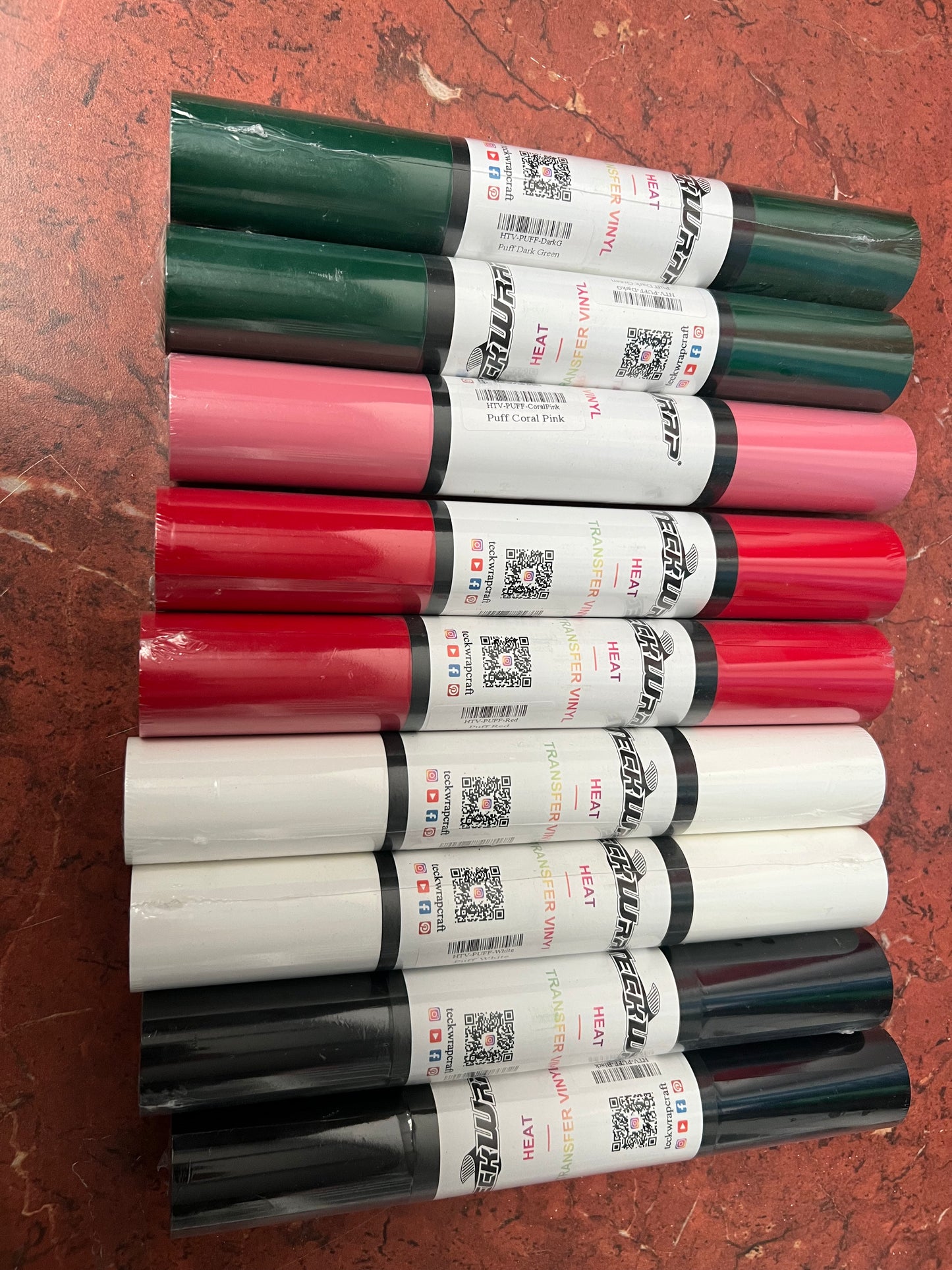 Teckwrap puff 3d  heat transfer vinyl
