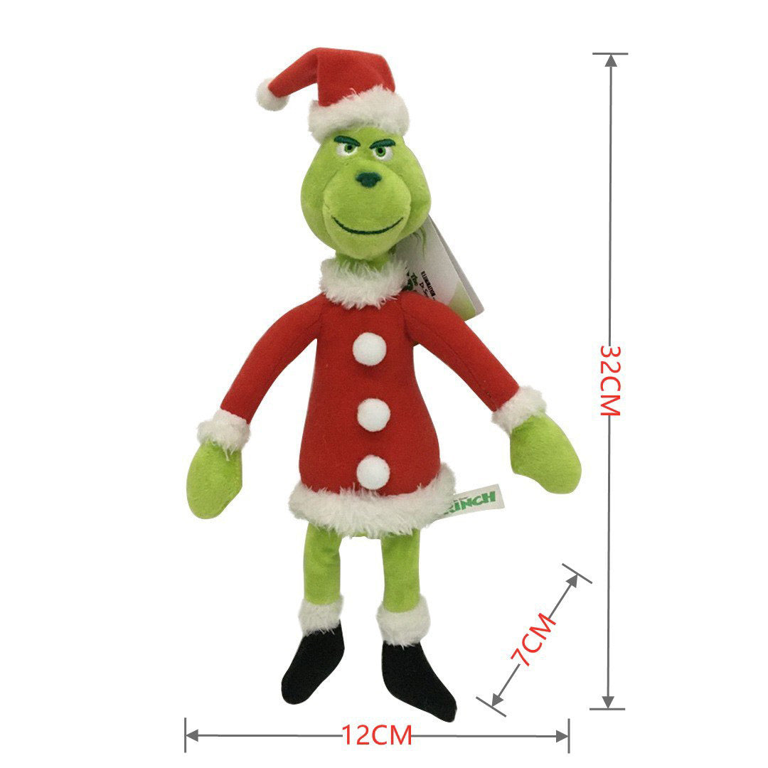 Christmas grinch plush toy