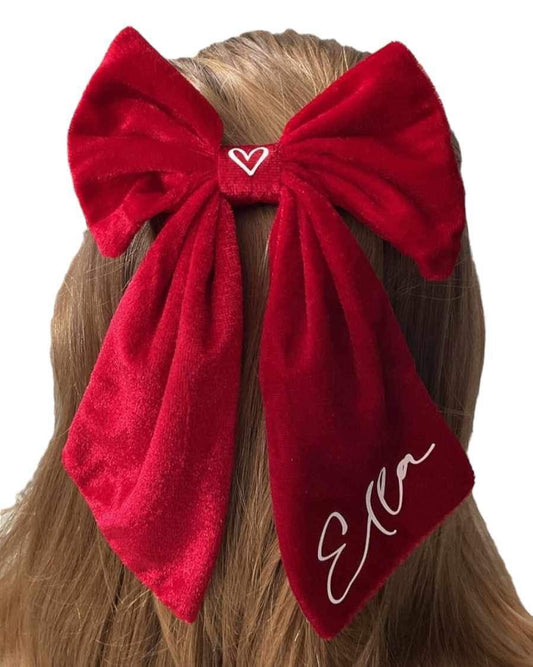 Large red bows