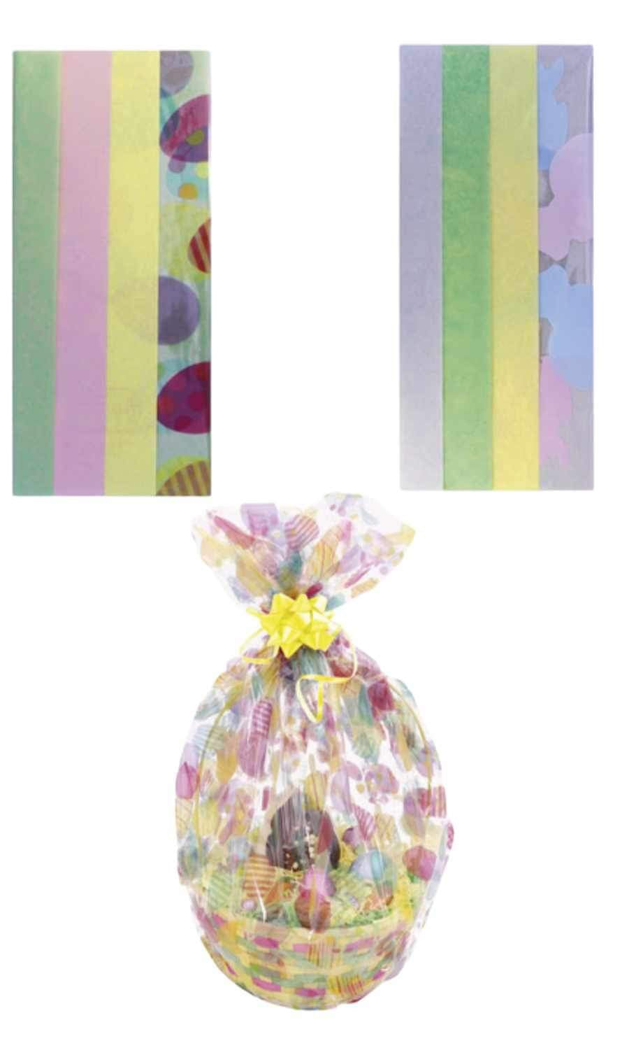 6PK CELLOPHANE EASTER DESIGN