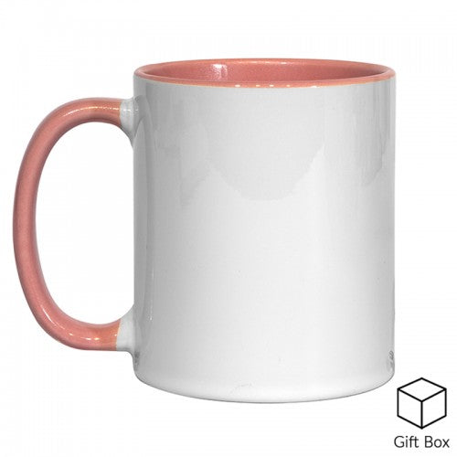 11oz inner coloured sublimation mugs