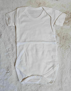 White baby vest
