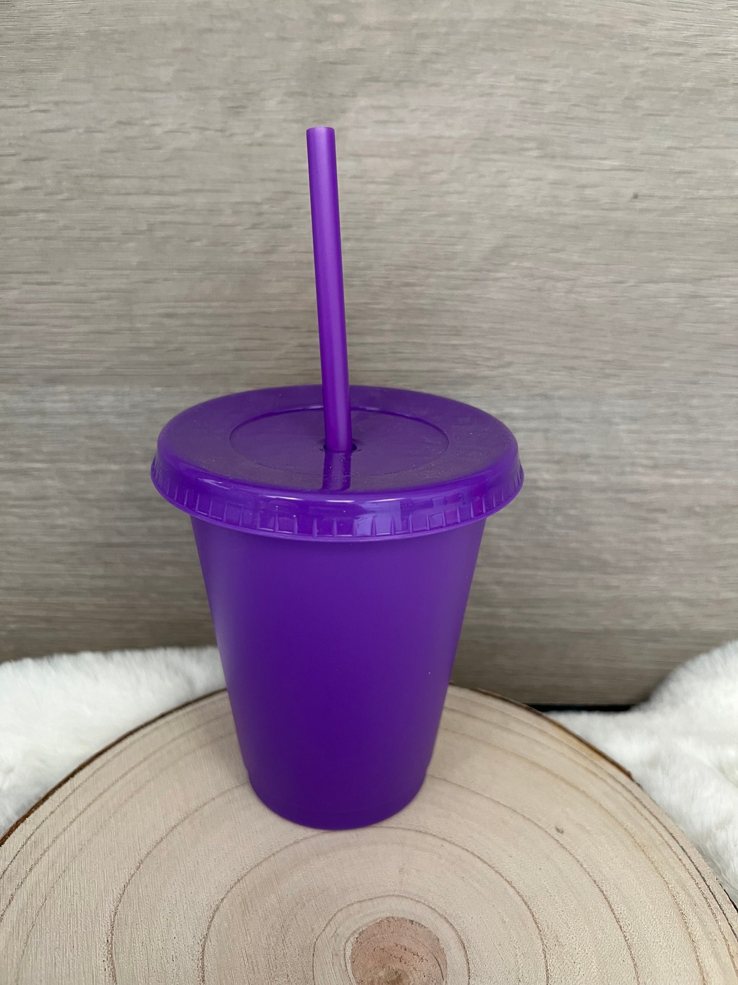 16oz Cadbury purple cup