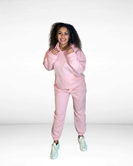 Baby pink tracksuit