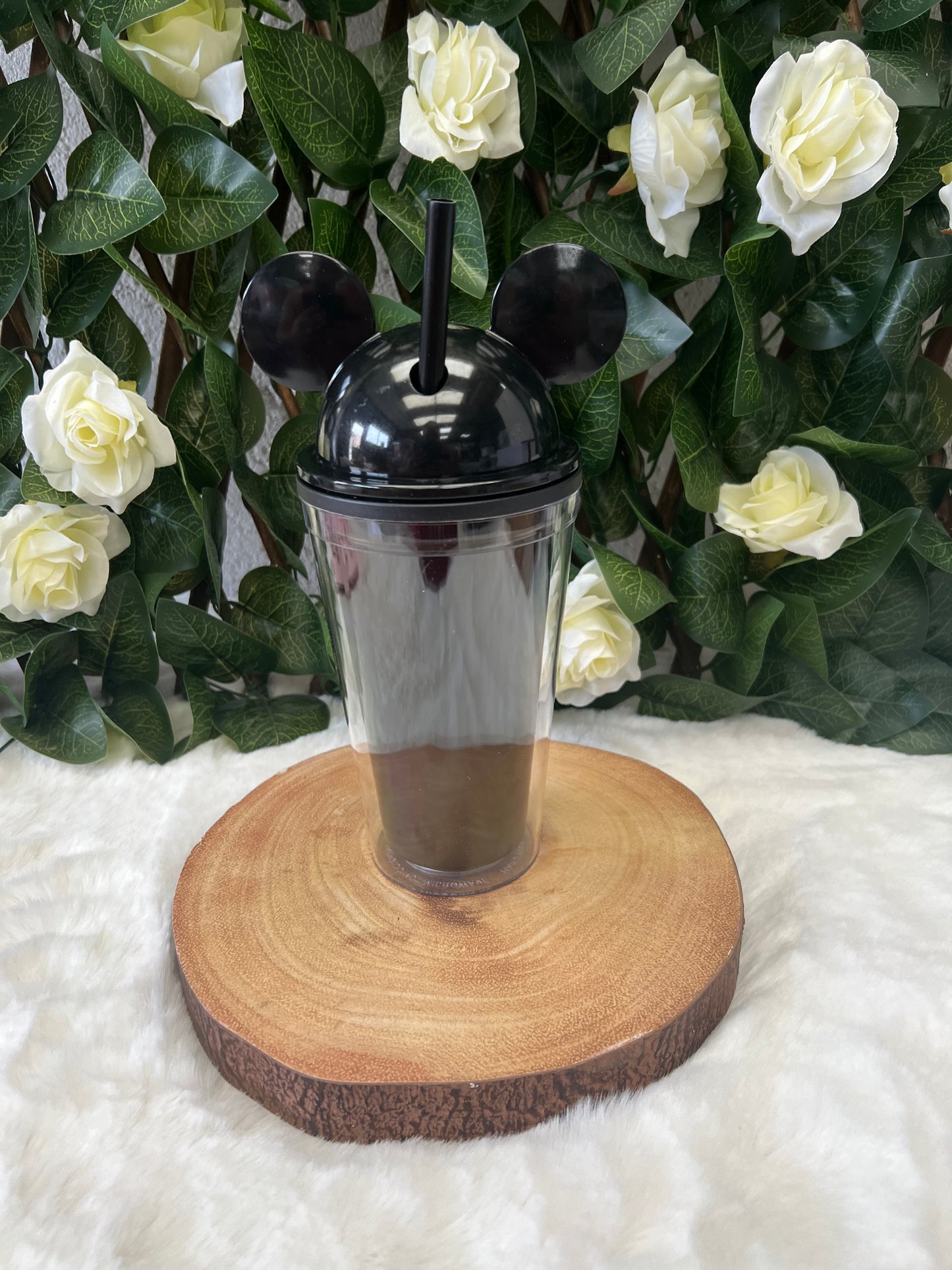 16oz double walled black Mickey tumbler