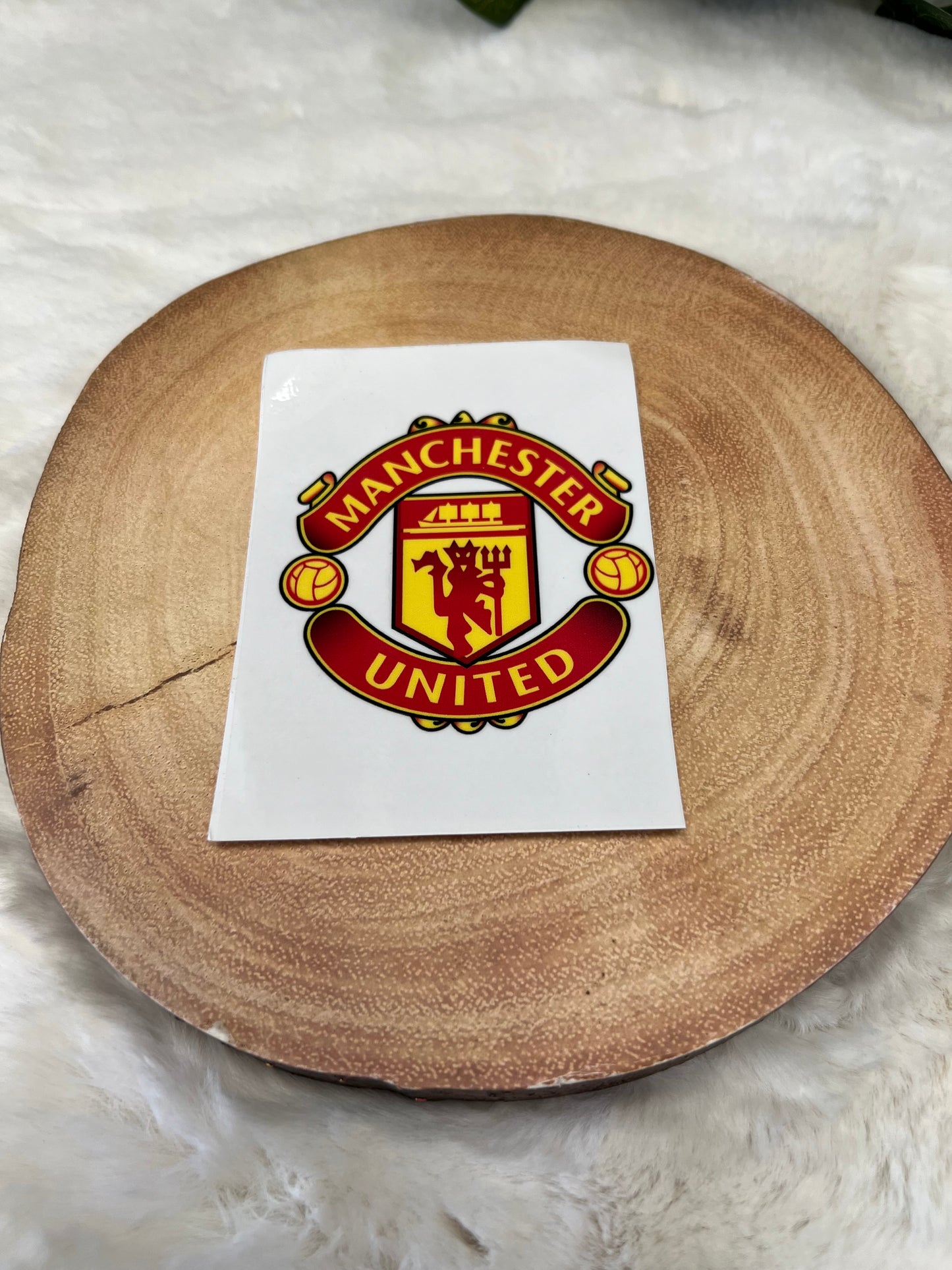 Manchester United uv-DTF sticker transfer