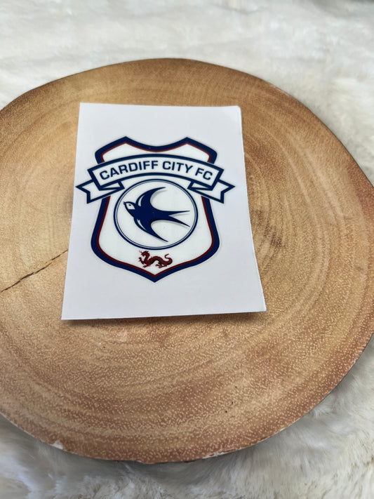 Cardiff city UV-DTF sticker transfer