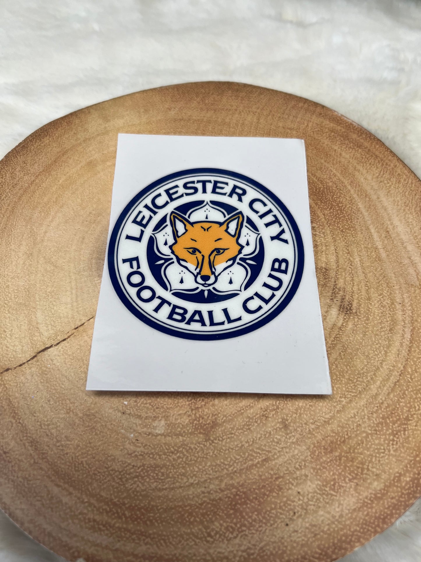 Leicester city UV-DTF sticker transfer