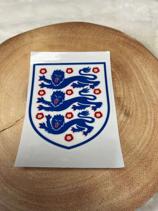 England UV-DTF sticker transfer