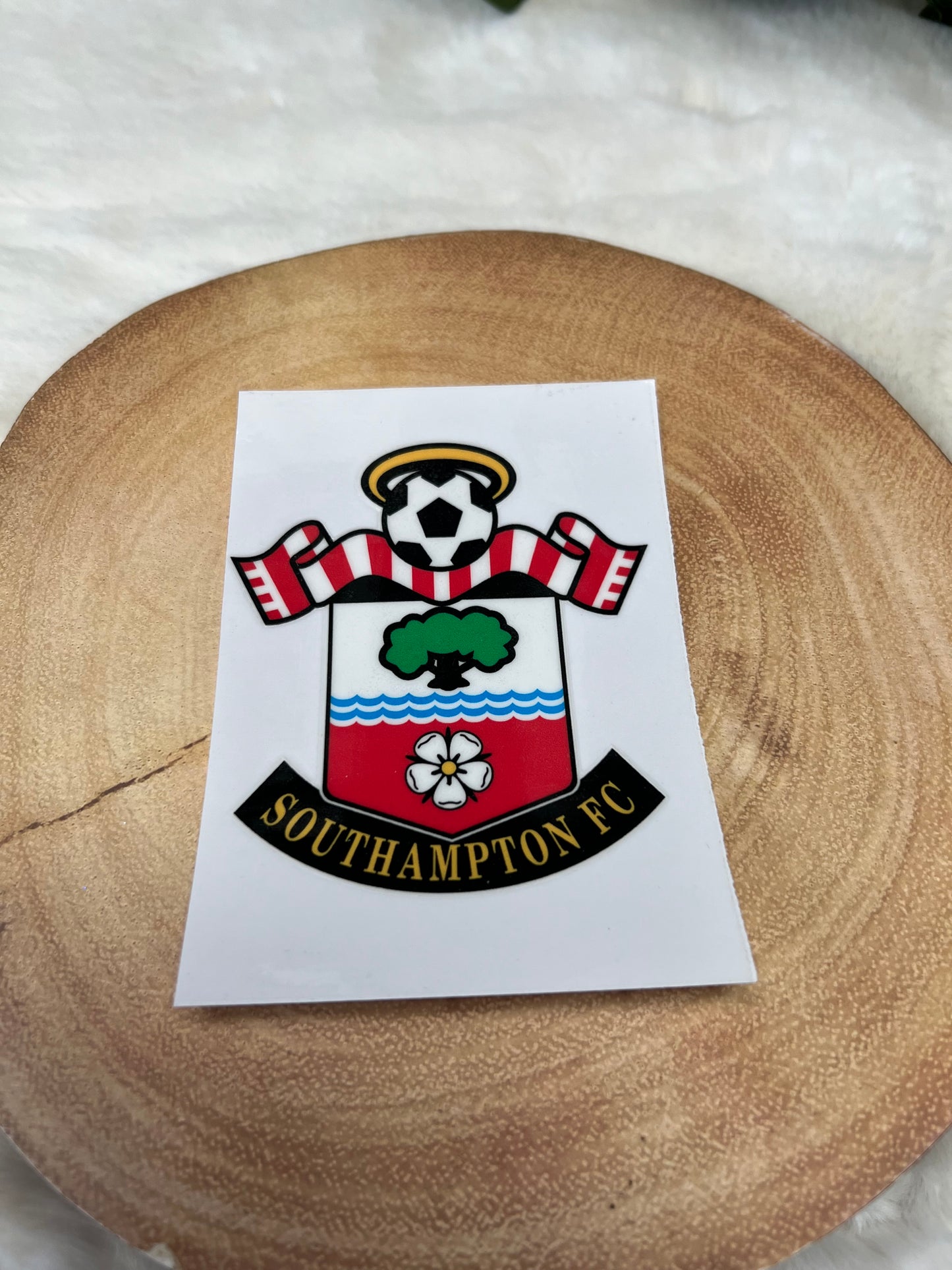 Southampton UV-DTF sticker transfer