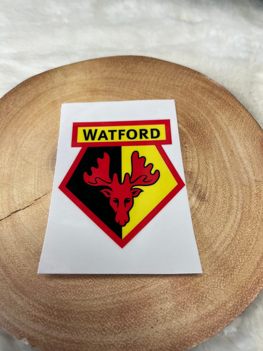 Watford uv-DTF sticker transfer