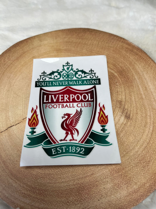 Liverpool UV-DTF sticker transfer