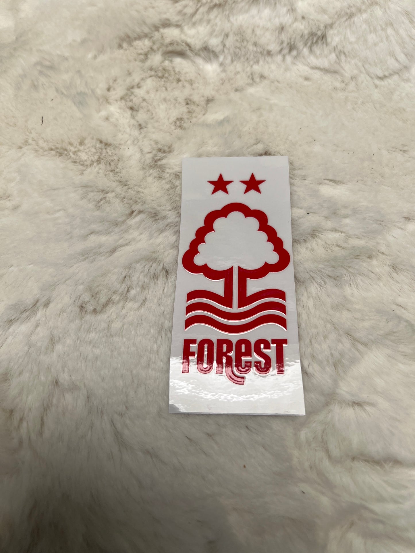 Nottingham Forrest uv-dtf transfer sticker