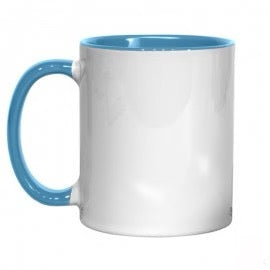 11oz inner coloured sublimation mugs