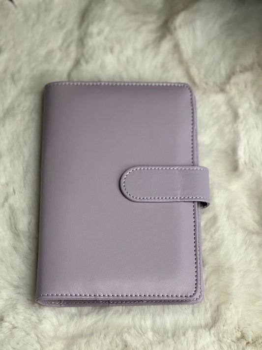 A6 lilac  budget organiser binder