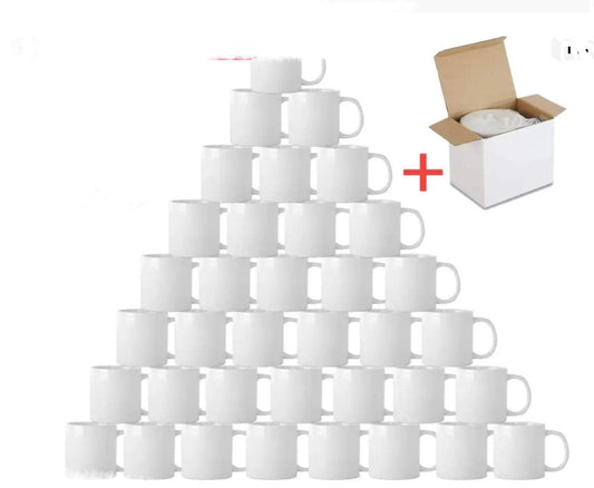 11oz sublimation mugs individually boxed