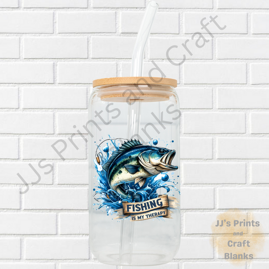 fishing  uv-dtf  decal sticker no 8