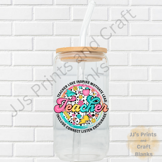 teacher uv-dtf  decal sticker no 6