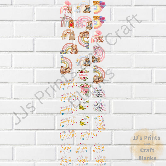 Pre made uv-dtf Mother’s Day 1 meter  gang sheet