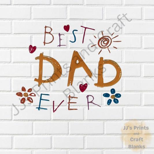 Best dad decal sticker