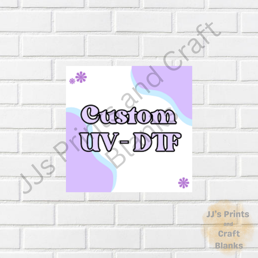 Custom UV DTF Gang Sheet and decals