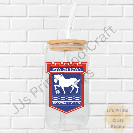 Ipswich town  uv-dtf transfer sticker