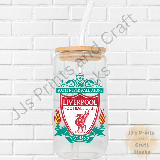 single Liverpool UV-DTF sticker transfer