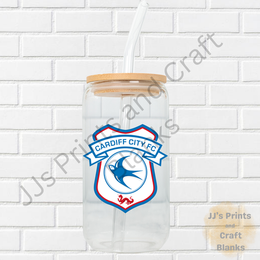 Cardiff city UV-DTF sticker transfer