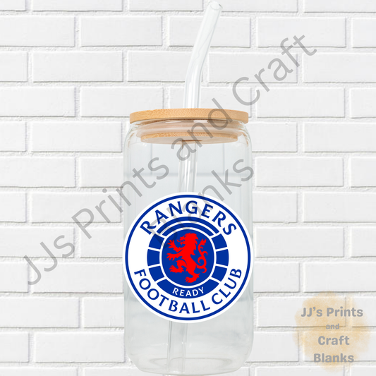 Glasgow Rangers uv-DTF sticker transfer