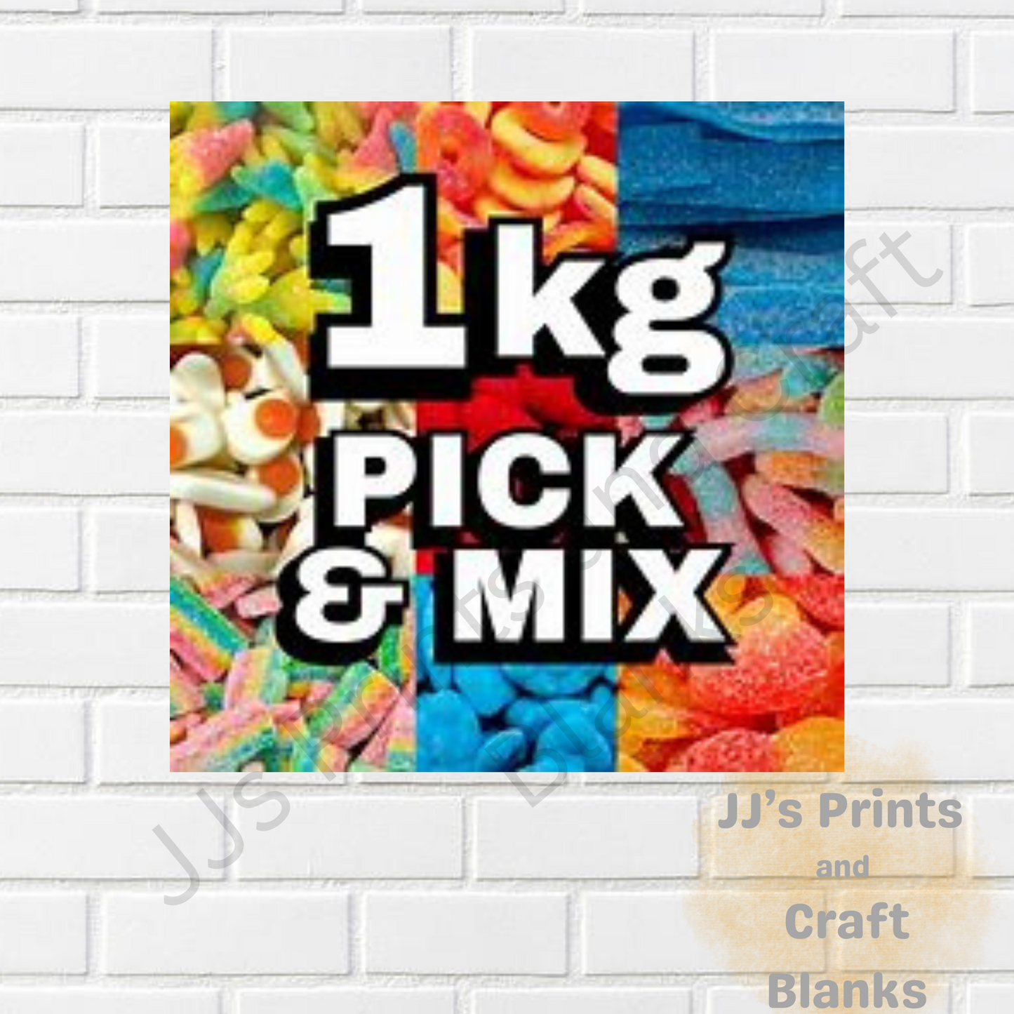 huge 1 kilo bag of pick and mix sweets