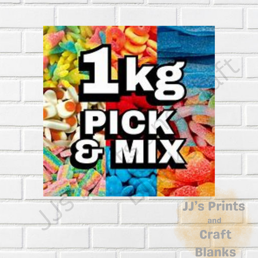 huge 1 kilo bag of pick and mix sweets