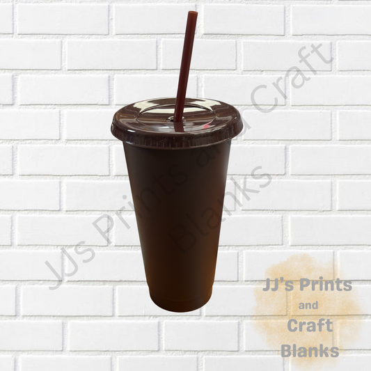 24oz brown cold cup